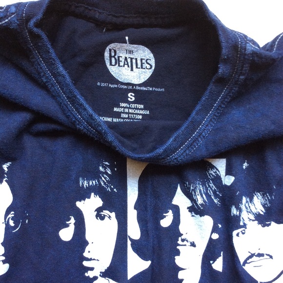 Beatles Graphic Cut Out T Shirt - Picture 2 of 5